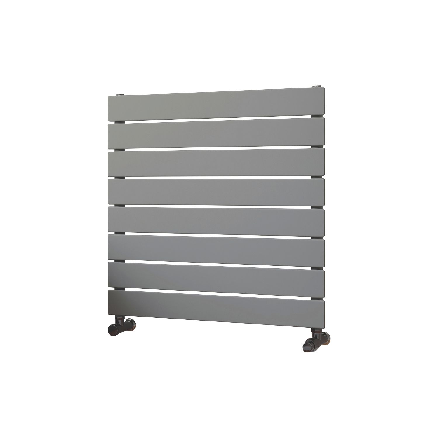 Ximax Oceanus 595mm x 600mm 1300BTU Silver Horizontal Designer Radiator (950TP)