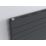 Ximax Oceanus 595mm x 1000mm 3130BTU Anthracite Horizontal Designer Radiator