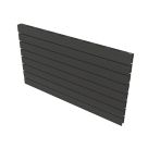 Ximax Oceanus 595mm x 1000mm 3130BTU Anthracite Horizontal Designer Radiator