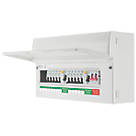 British General Fortress 19-Module 10-Way Populated High Integrity Dual RCD Consumer Unit
