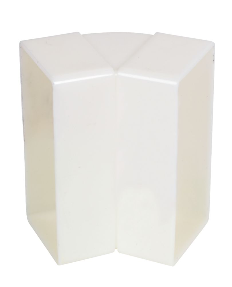 Manrose Rectangular 45° Vertical Bend White 100mm
