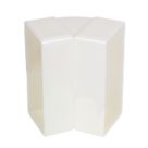 Manrose Rectangular 45° Vertical Bend White 100mm