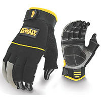DeWalt DPG24L 3-Finger Framers Gloves Black / Yellow Large