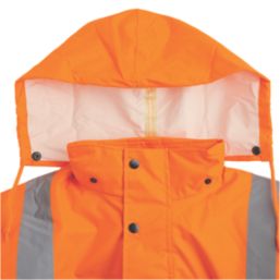 Pro RTX High Visibilty  Bomber Jacket Orange Small 36" Chest