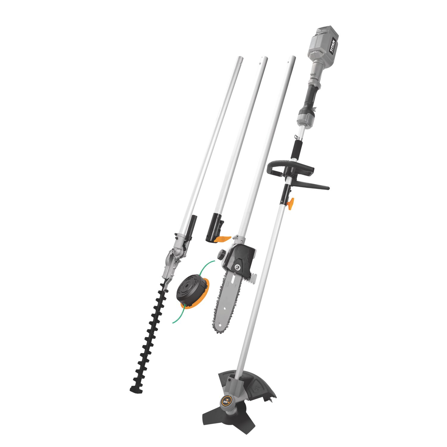 Titan 36V Li-Ion TXP Brushless Cordless Garden Multi-Tool - Bare (951AM)