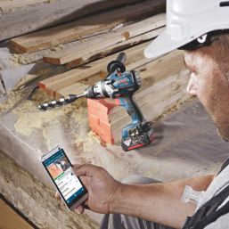 Bosch 0615A5008A 18V 2 x 4.0Ah Li-Ion AMPShare Brushless Cordless 3 Piece Kit