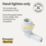 Flomasta  Plastic Push-Fit Equal 90° Stem Elbow 15mm