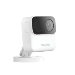 Reolink Argus Series B210 Mains or Battery-Powered White Wireless 1080p Indoor & Outdoor Rectangular Magnetic Security Camera