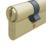 Smith & Locke  6-Pin Cylinder Lock 45-45 (90mm) Brass