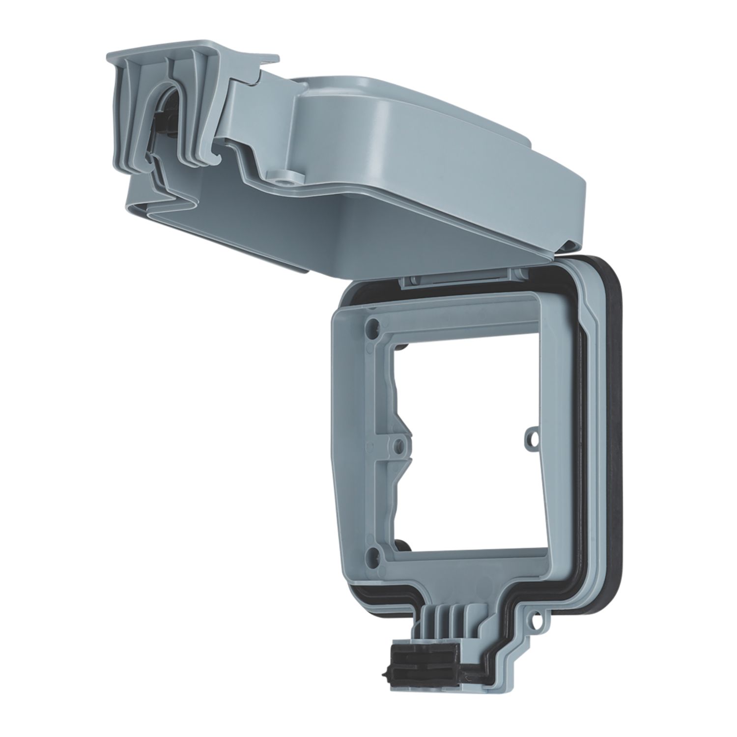 Contactum IP55 1-Gang Weatherproof Outdoor Front Cover (951RR)
