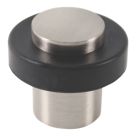 Smith & Locke Cylindrical Door Stop 50 x 43.5mm Satin Nickel