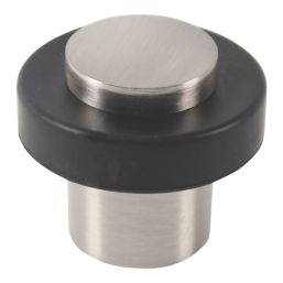 Smith & Locke Cylindrical Door Stop 50 x 43.5mm Satin Nickel