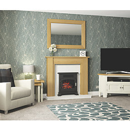 Be Modern Banbury Black Switch Control Easy to Install Electric Inset Stove Fire 568mm x 190mm x 623mm