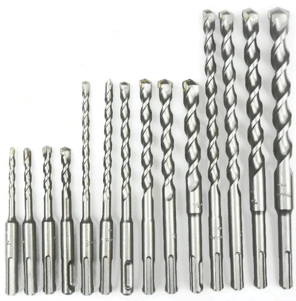 Makita D71956 SDS Plus Shank TCT Drill Bit Set 14 Pieces Screwfix