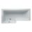 Ideal Standard Concept Space Shower Bath Left-Hand Acrylic No Tap Holes 1700mm