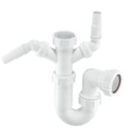 McAlpine WMF3 Straight Nozzle 1 1/2" White 45mm