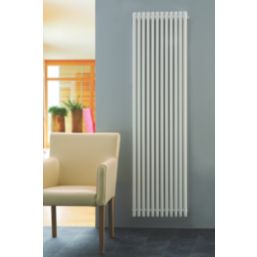 Ximax Espacio 1800mm x 550mm 4553BTU White Vertical Designer Radiator