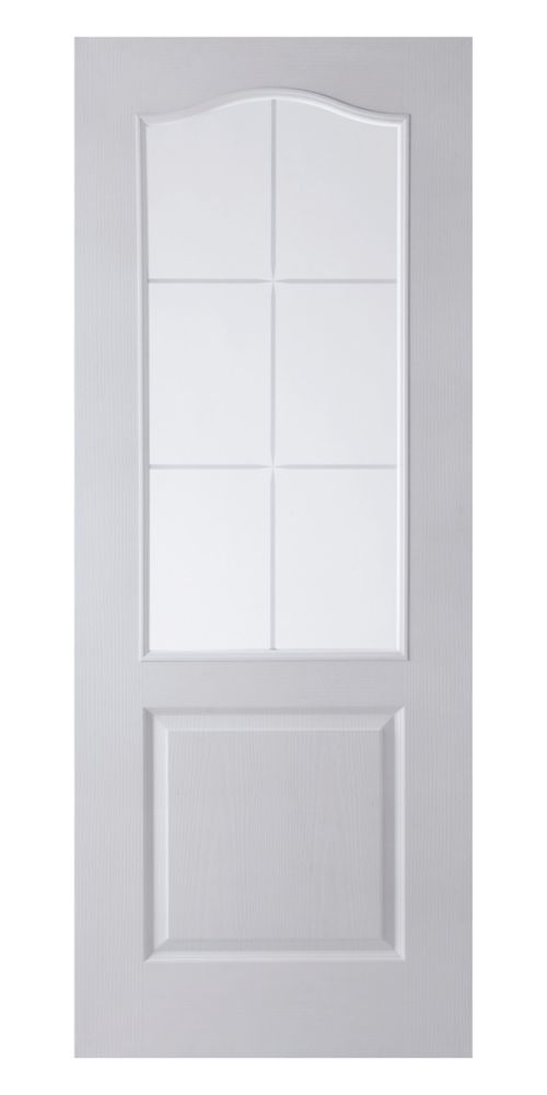 Jeld Wen Newark Primed Cottage Interior Glazed Door 1981 X