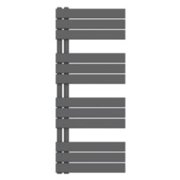 Flomasta Cantilever 1200mm x 500mm 1665BTU Anthracite Vertical Designer Radiator
