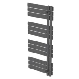 Flomasta Cantilever 1200mm x 500mm 1665BTU Anthracite Vertical Designer Radiator