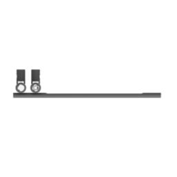 Flomasta Cantilever 1200mm x 500mm 1665BTU Anthracite Vertical Designer Radiator
