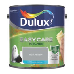 Dulux Easycare Matt Warm Pewter Emulsion Kitchen Paint 2.5Ltr