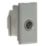 Knightsbridge Screened Modular Coaxial TV Socket Grey