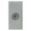 Knightsbridge Screened Modular Coaxial TV Socket Grey
