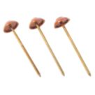 Corrugated Bitumen Fixing Nails  Red 80mm x 20mm 100 Pack