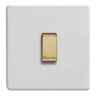 Varilight  10A 1-Gang 2-Way Light Switch  Paintable  1 Pair