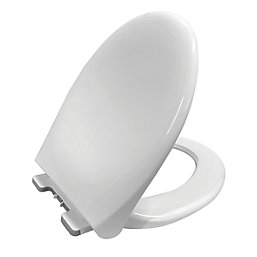 Soft-Close Toilet Seat Polypropylene White