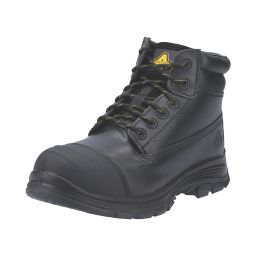 Amblers FS301 Size 11  Black Water-Resistant Steel Toe Cap Safety Boots