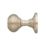 Designer Levers Beehive Door Knob Pair Brushed Nickel 60mm
