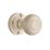 Designer Levers Beehive Door Knob Pair Brushed Nickel 60mm
