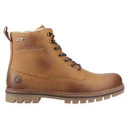 Cotswold Clanfield Size 9  Tan Waterproof Lace & Zip Non Safety Work Boots