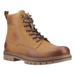 Cotswold Clanfield Size 9  Tan Waterproof Lace & Zip Non Safety Work Boots
