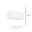 Eglo Sania-Z Outdoor LED Smart Wall Light White 10W 1180lm