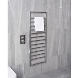 Towelrads 1300mm x 500mm 1016BTU Chrome Flat Designer Towel Radiator