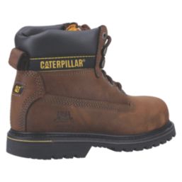 CAT Holton Size 9  Brown  Steel Toe Cap Safety Boots