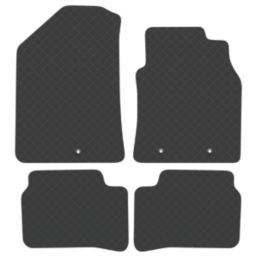 Car Mat Co. Hyundai I10 2014 - 2020 Rubber Car Mats 4 Piece Set