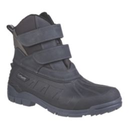 Cotswold Kempsford Size 6 Womens Black Waterproof Slip-On Non Safety Work Boots