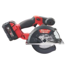 Milwaukee M18FMCS-502X 150mm 18V 2 x 5.0Ah Li-Ion RedLithium Brushless Cordless Metal Circular Saw