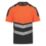 Regatta Hi-Vis XPro Short Sleeve T-Shirt Black/Orange Small 38" Chest