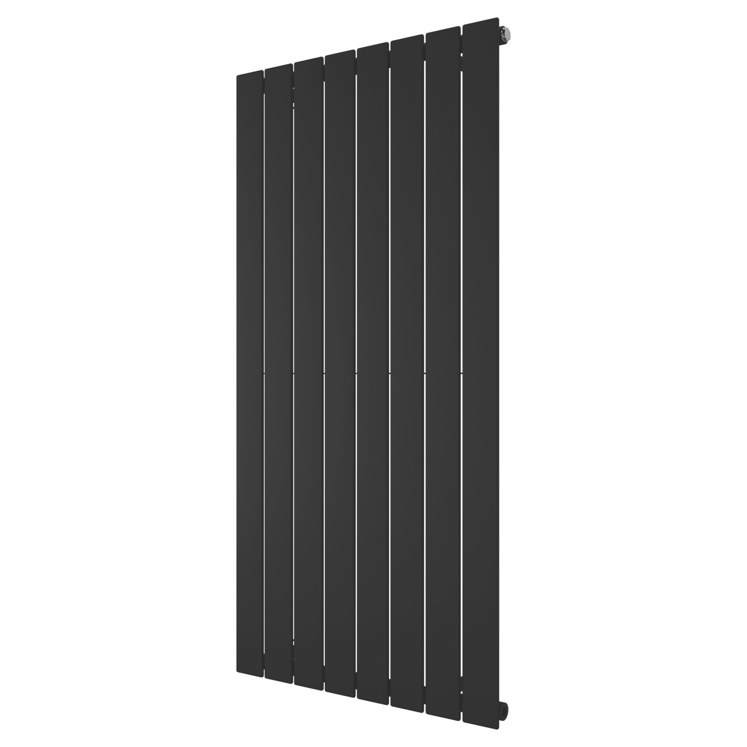 Ximax Oceanus 595mm x 1200mm 2597BTU Black Horizontal Designer Radiator (952YE)
