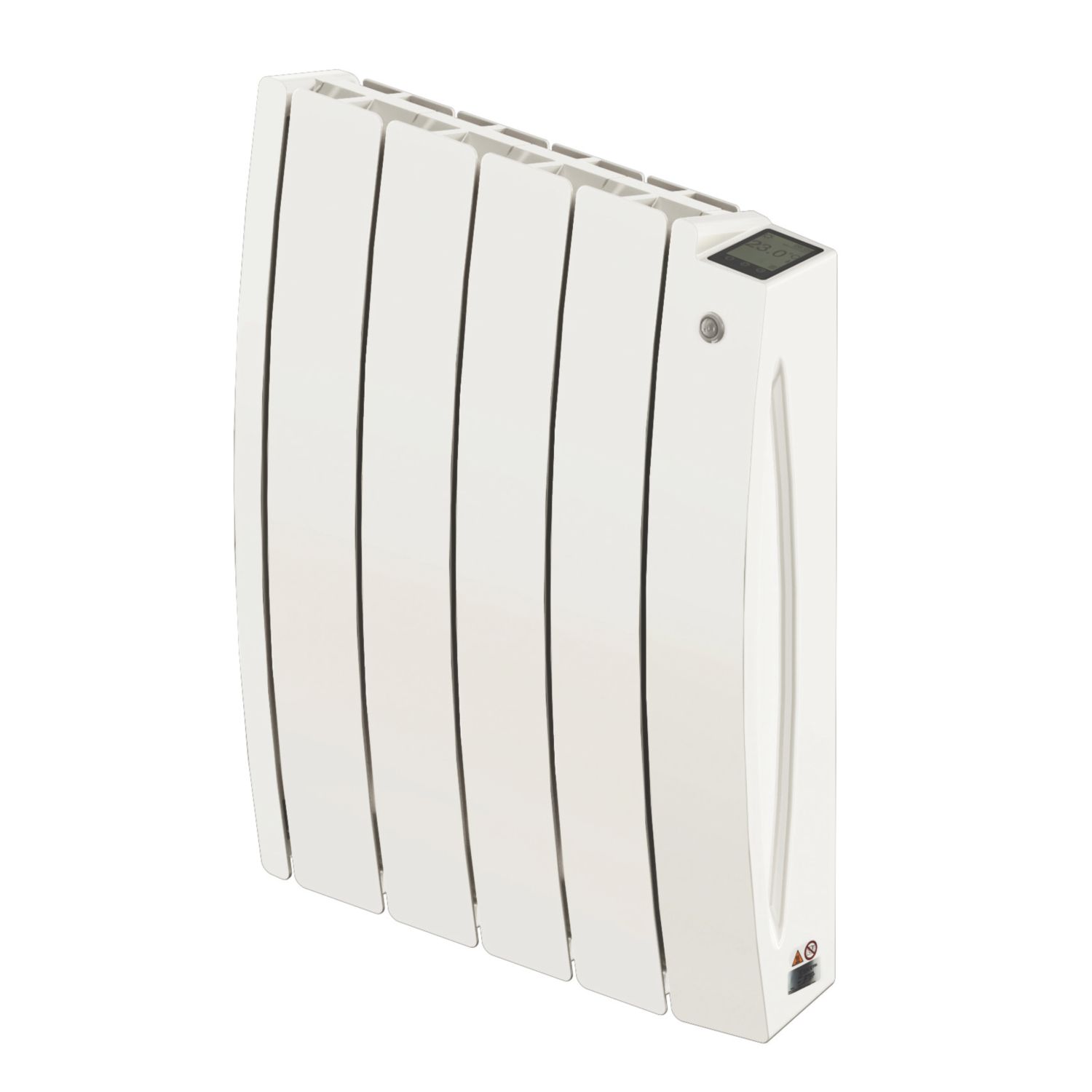 Acova Taiga 500W Electric Aluminium Horizontal Radiator 575mm x 429mm White 1706BTU (953GA)