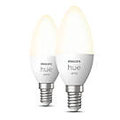 Philips Hue  SES Candle LED Smart Light Bulb 5.5W 470lm 2 Pack