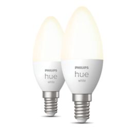Philips Hue  SES Candle LED Smart Light Bulb 5.5W 470lm 2 Pack