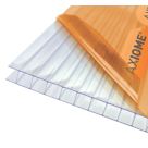 Axiome Twinwall Polycarbonate Roofing Sheet Clear 2100mm x 10mm x 1000mm