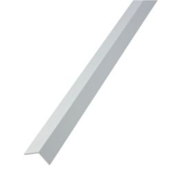 Rothley White Plastic Angle 1m x 20mm x 25mm