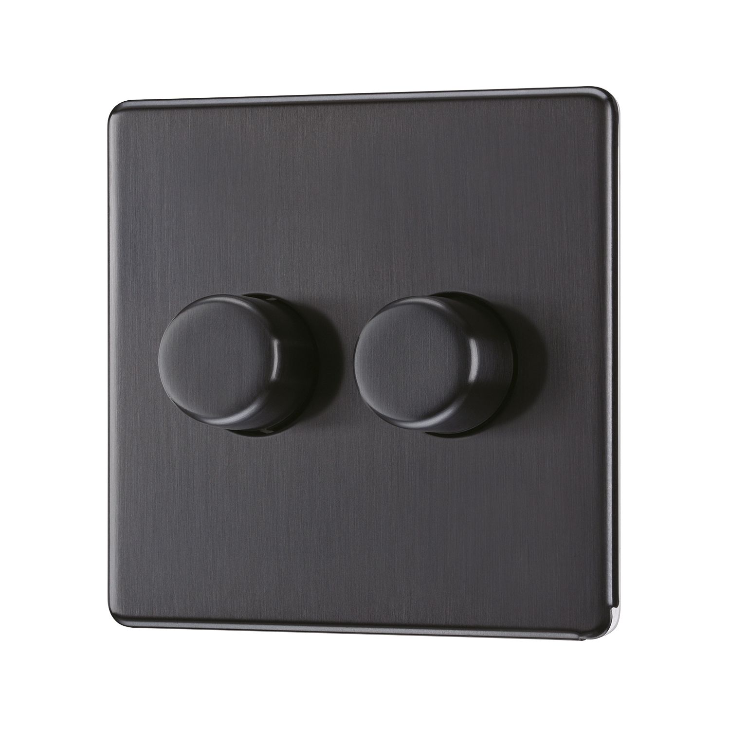 LAP 2-Gang 2-Way LED Dimmer Switch Slate Grey (953KJ)
